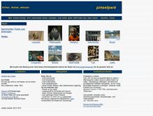 Tablet Screenshot of pinselpark.org